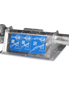 Lower part f/silo boot M 60 1-line 1 direction